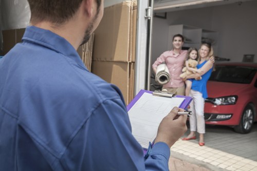 Local office removals in Upminster with access and parking planning