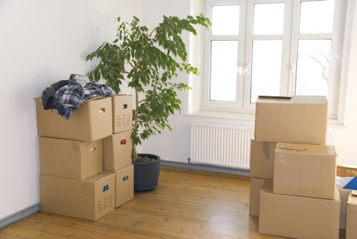 Local removals team planning a home move in Upminster