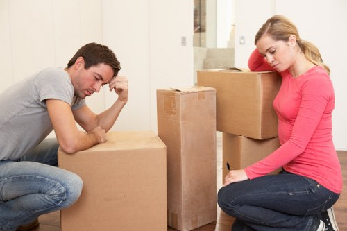 Local removals van ready for an Upminster property move