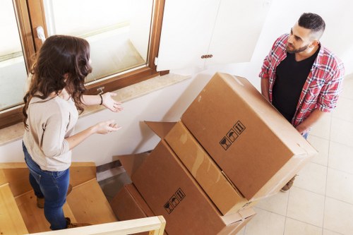 Local office removals team handling commercial move access in Upminster