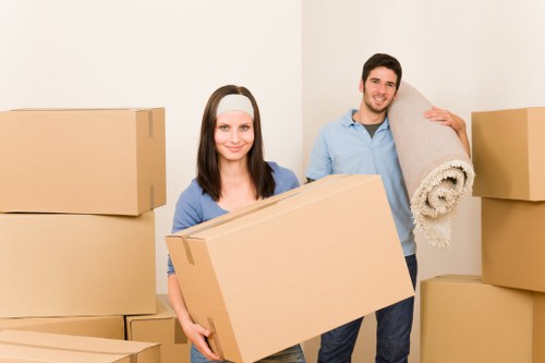 Local moving team handling furniture transport in Upminster