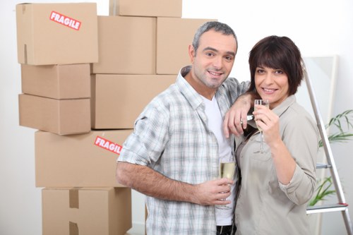 Van loading for a house or flat move in Upminster